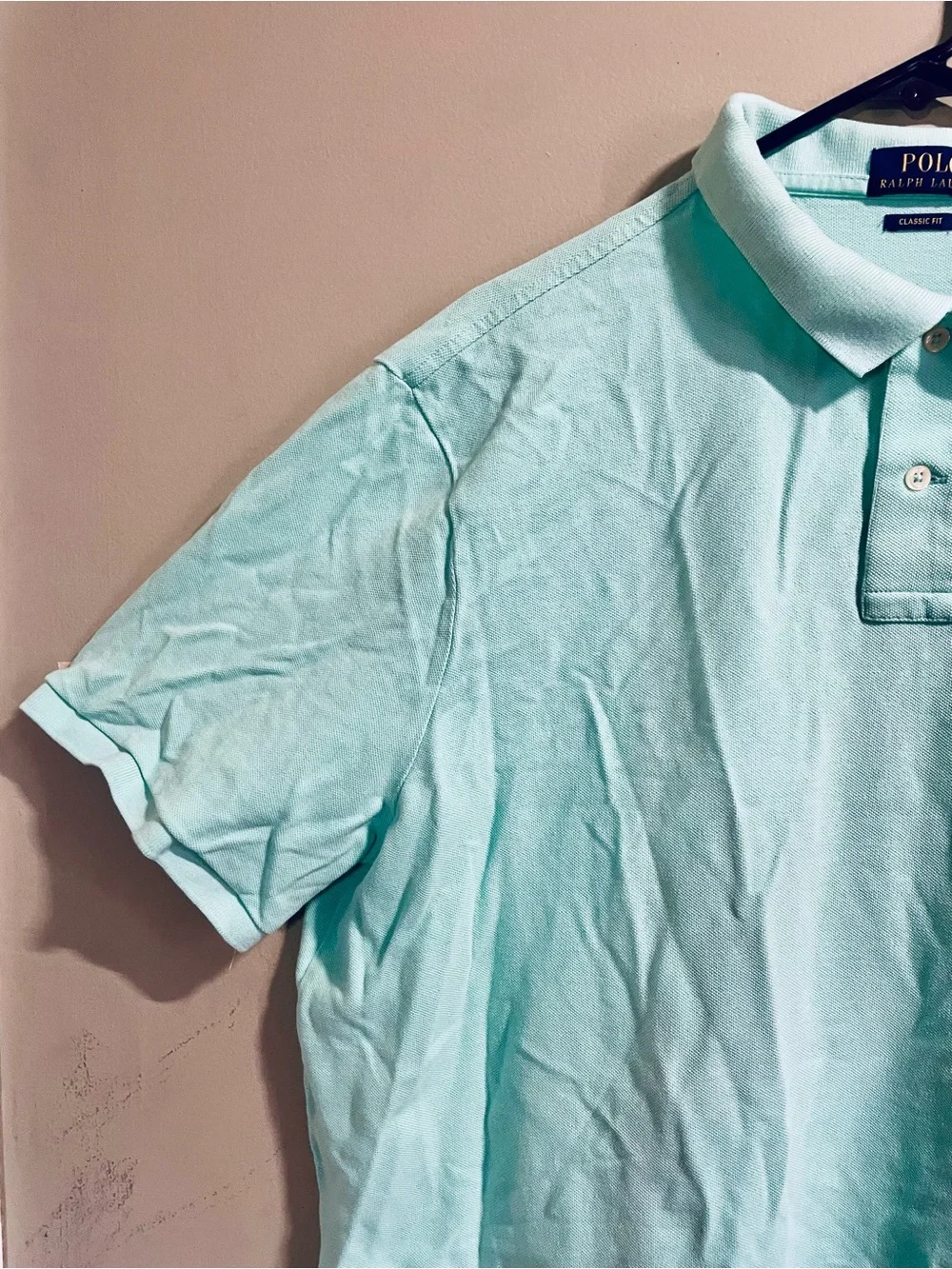 Polo by Ralph Lauren Men's Classic Fit Mint Green Polo Shirt